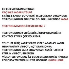 Resim VR BOX Sanal Gerçeklik Gözlüğü Set 360 Vr Eğlenceli Içerik Paketi Set 