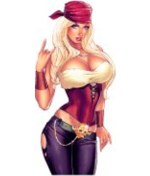 Resim Bay Etiket Pnp26 Pinup Kizi Sticker 