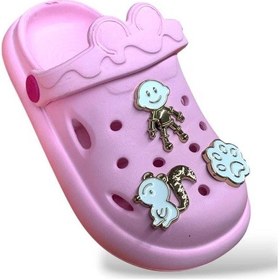 Resim Twingo Çocuk Cross Terlik Pembe Bahçe Terliği Plaj Sahil Banyo Terliği Çok Renkli 