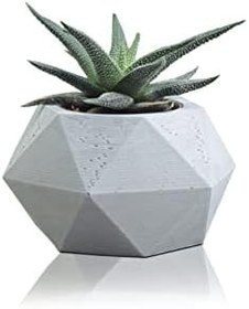 Resim YooSu Square Beton Saksı - Pure payaNM337 