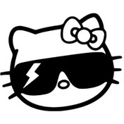 Resim Hello Kitty Cool Sticker Duvar Dekor Sticker 40 X 32 Cm 