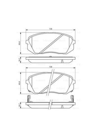 Resim Kia Sportage 1.6Crdi 2018-2021 Bosch Ön Balata 