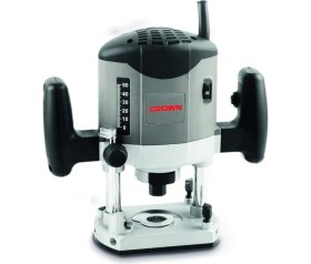 Resim Crown Freze Makinası 1050W CT11012 | Bakır Sargılı Devir Ayarlı El Frezesi 