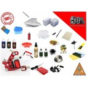 Resim BJNPOWERWIN Xl-289 Red Tattoo Dövme Makinası Seti Profesyonel 