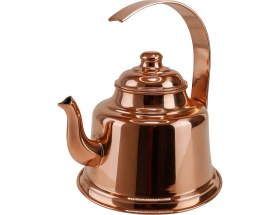 Resim Cuvesta Modern El Yapımı Bakır Demlik 21×24cm 