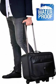 Resim Çekçekli Lüx Büyük Boy Kasalı Siyah Pilot, Evrak, Laptop, Notebook Çantası Siyah 