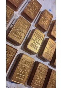 Resim Beyaz Çikolata Dolgulu Külçe Altın Sütlü Hediyelik Çikolata 250 Gr 