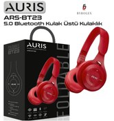 Resim Auris 5.0 BAĞLANTILI KULAK ÜSTÜ OYNAR BAŞLIKLI AYARLANABİLİR KAFA BANTLI BLUETOOTH KULAKLIK 