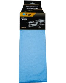 Resim 6 Adet Spark Active Mikrofiber Oto Temizlik Ve Cam Silme & Kurulama Bezi 40x60 Cm. 