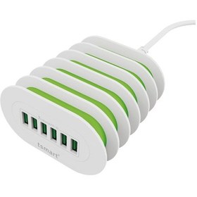 Resim Tsmart 6 Usb Çıkışlı Şarj Cihazı Ergonomik Dizayn,Süper Ürün 