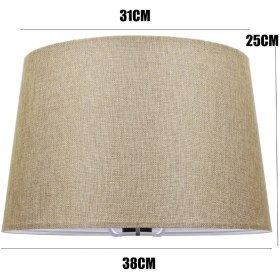 Resim Bej Lambader Şapkası, Şık ve Modern Ev Dekoru Için Ideal Seçim 