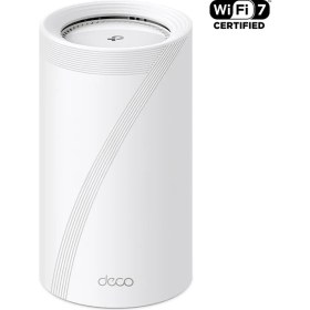 Resim TP-Link Deco BE85 (1-Pack) | Wi-Fi 7 Mesh Sistemi | BE19000 Mbps | Fiber Uyumlu | Üç Bant | AI-Roaming | 10 Gbps Port | 6 GHz | 200 Cihaz | WPA3 | VPN | Mobil Uygulama ile Kolay Kurulum 
