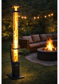 Resim Realx 160 cm Camlı Füze Pelet Soba - Pelet ve Pürmüz Hediyeli 