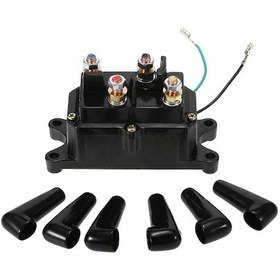 Resim Symbee 12v 250a Ip67 Elektromanyetik Röle Kontaktor, Atv/utv Çekici İçin Evrensel Tam Set 