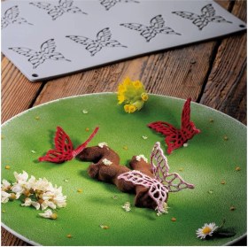 Resim Depposite Tuil Silikon Kalıp Kelebek 8 Li 