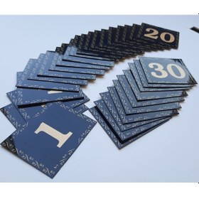Resim Kapı Numarası 5.5x6.5 Kendinden Yapışkanlı No:1 Den 30’A 