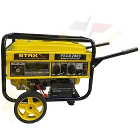 Resim Staxx Power FSGS2800 Marşlı İpli Tekerlekli Benzinli Jeneratör 
