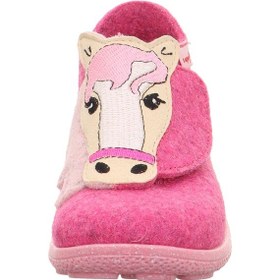 Resim Superfit Happy Octi Pembe Unicorn Çocuk Keçe Panduf Pembe 