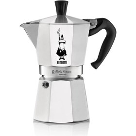 Resim PremiumPort Moka Pot Metal Express 12 Cup, Pratik ve Şık Kahve Demleme Aleti 