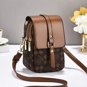 Resim 2024 Yeni Çok Katmanlı Pratik Küçük ve Çok Yönlü Büyük Kapasiteli Çanta Kadınlar İçin, Moda ve Hafif Tek Omuz Askılı Çanta, Çapraz Çanta 