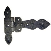 Resim Antika Tarz Dekoratif Pirinç Kuyruklu Düğmeli Menteşe No1 - 117x142 Mm, Oksit 