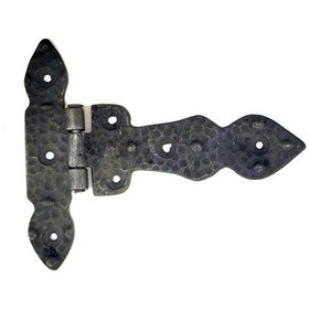 Resim Antika Tarz Dekoratif Pirinç Kuyruklu Düğmeli Menteşe No1 - 117x142 Mm, Oksit 