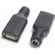 Resim Dişi 5.5Mm X 2.5Mm - Dişi Usb A 2.0 Dönüştürücü 