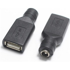 Resim Dişi 5.5Mm X 2.5Mm - Dişi Usb A 2.0 Dönüştürücü 