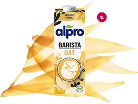 Resim ALPRO Yulaf Barista Sütü 1 Litre - Laktozsuz Köpüren Yapı (Barista Serisi) 
