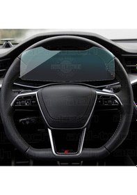 Resim Audi A6 12.3 İnç Direksiyon Arkası Gösterge Panel Uyumlu 9h Nano Ekran Koruyucu 