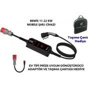 Resim Bemis 11 - 22 kw Pro Mobil Araç Şarj Aleti 5 Metre BEV-2331-0001 