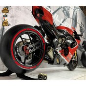 Resim Performance Stickers Motorsiklet Lastik Yazısı Michlen Kuyruklu Lastik Stiker 8adet Lastik Sticker 15-19 İnç Arası Uyumlu 