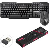 Resim Concord KABLOSUZ KLAVYE Q MOUSE SETİ CONCORD C-60 