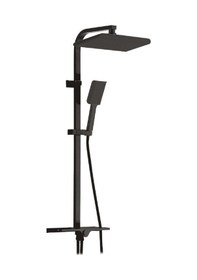 Resim Penta Duş Sistemi Kare Boru Black 8869b Siyah 