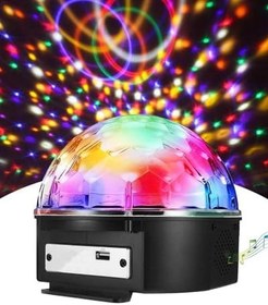 Resim Coverzone Uzaktan Kumandalı Disko Topu Bluetooth Bağlantılı ve USB Girişli İç Mekan Kullanıma Uygun Parti Doğum Günleri ve Özel Günler için Renkli Aydınlatma KH1090 