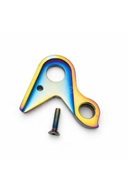 Resim SARİSSA BİSİKLET Salcano Assos 10 Bisiklet Aktarıcı Kulağı Kadro Kulağı Titanyum Rainbow Kadro Kulağı 