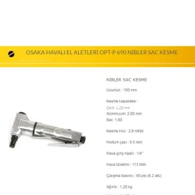 Resim Osaka Opt-P 690 Nibler Sac Kesme 