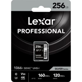 Resim Lexar 256GB 1066X Sd Hafıza Kartı Uhs-I C10 V30 4K (160MB/S) 