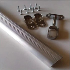 Resim Fsm Oval 130Cm Alüminyum Dolap Içi Elbise Askı Borusu Aparatları Vidaları Diğer 