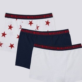 Resim U.s. Polo Assn. Erkek Çocuk Beyaz Boxer Beyaz 