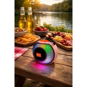 Resim Feyza Design Çok Fonksiyonlu USB Fm Bluetooth Mp3 Çalar, Tf Kart ve LED Işıklı Ses Bombası 