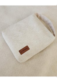 Resim Sade Seccade Çantalı Naturel Düz 70x115 Ç1 Nakış Çantalı 