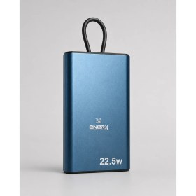 Resim Enerx ENR-P10MTK Powerbank 10000 Mah 22.5W Hızlı Şarj, Dahili Type-C Kablolu Yeni Nesil Metal Kasa Taşınabilir Şarj Cihazı 