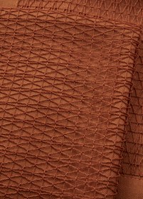 Resim Kiremit Geometrik Desenli 4lü Peçete Seti 