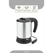 Resim Sinbo SK-7371 12V Araç Içi Kettle Paslanmaz Çelik Su Isıtıcısı 0.8lt 120W Çakmaklık Fişli 