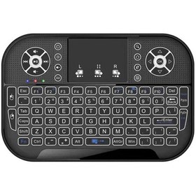 Resim A8 Mini Klavye Çift Modlu Kablosuz Mini Klavye 2.4g Bluetooth Uçan Fare İle I8 Klavye Çift Modlu 