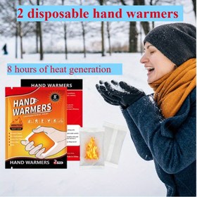 Resim 2/20 adet ayrı ayrı paketlenmiş tek kullanımlık el ve ayak ısıtıcıları - 8 saat süren uzun ömürlü ısı, hava ile aktifleşen, demir malzemeden yapılmış, kokusuz, taşıması kolay, el ve vücut için uygun, açık hava aktiviteleri için ideal, pil gerektirmez 