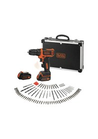 Resim Black+Decker BDCDD12BAFC-QW 10.8V 1.5 Ah Li-ion Çift Akülü Matkap Vidalama 