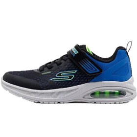 Resim Skechers Microspec Max Advance Squadpacer Erkek Çocuk Siyah Günlük Ayakkabı 