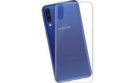 Resim Microsonic Samsung Galaxy A50 Kılıf Transparent Soft Beyaz 